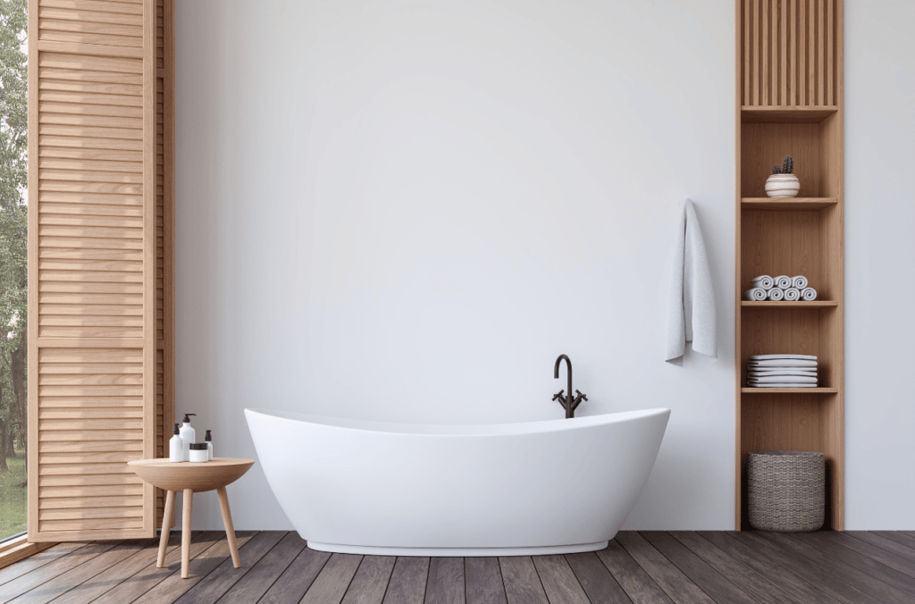 Baños rústicos sencillos